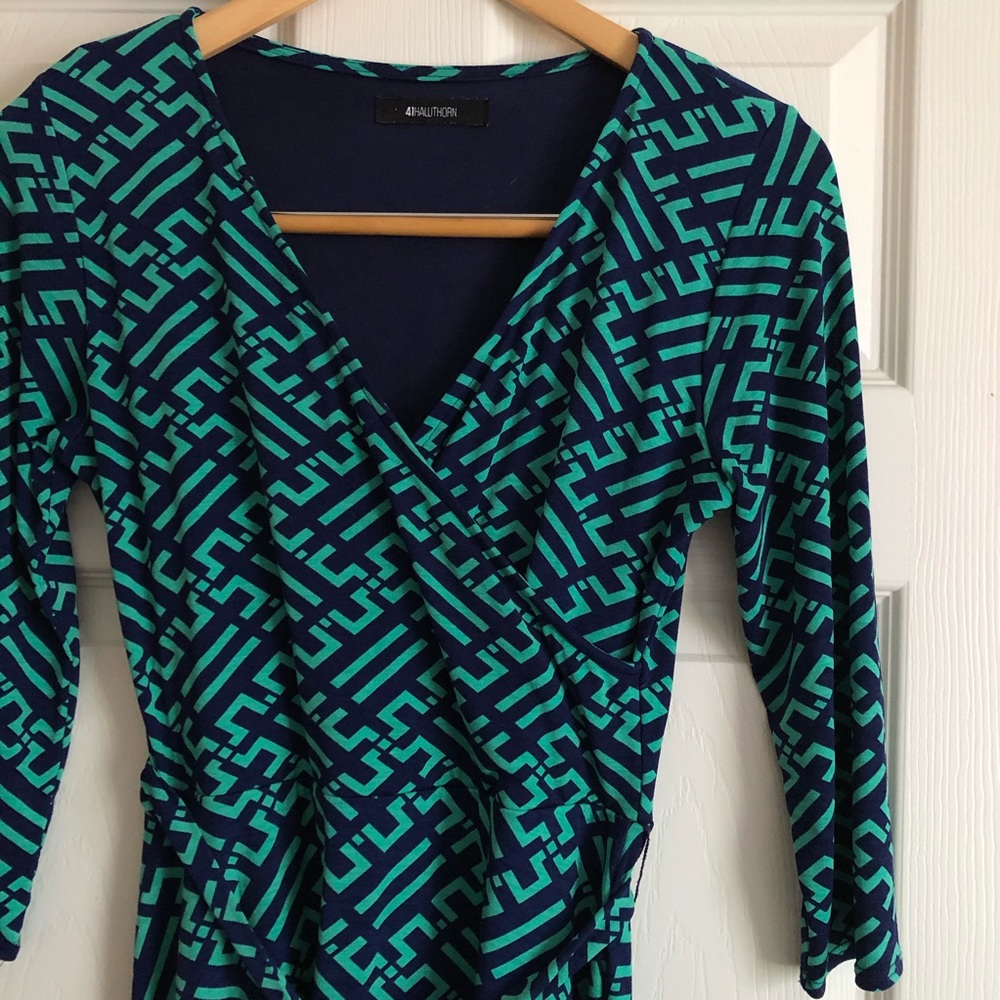 41 Hawthorn Renesme Geometric Print Dress - Picture 4 of 5